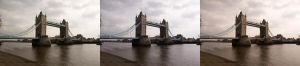 London Bridge White Balance Comparision